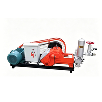 Pompe à boue à piston triplex BW450 450L/min, électrique ou diesel en option, pour les travaux de forage et d'exploration géologique