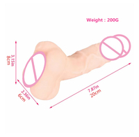 Oferta Especial: Dildo de TPE de Doble Uso, Simulación Suave, Dispositivo Hueco de Doble Cabeza para Pene y Vagina, Juguetes Sexuales para Masturbación Masculina y Femenina