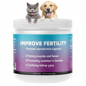 Integratore per la Fertilità degli Animali Domestici a Marchio Privato, Migliora la Motilità dello Sperma, <span class=keywords><strong>Compresse</strong></span> per Gatti e Cani (Senza Cereali) - Product Image 1