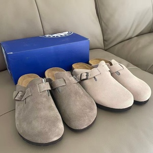 Colección de <span class=keywords><strong>Zuecos</strong></span> y Mules con Plataforma, Parte Superior de Cuero Genuino Evergreen, Soporte de Arco Superior, Entresuela de Corcho, Calzado Cómodo OEM - Product Image 2