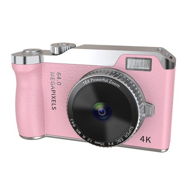 Retro Style Portable Digital Camera, 2.4" IPS Screen with 16X Zoom