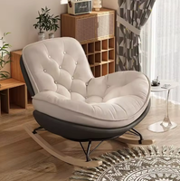 Fauteuil à bascule Penguin, canapé paresseux, pour balcon, maison, sieste de l'après-midi, relaxation, fauteuil inclinable décontracté, salon, chambre à coucher