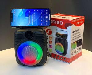 KIMISO KMS-1187L Portable BT Microphone Karaoke Surround Sound System Loud Boombox Speaker 3 inch