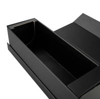 Boîte à vin pliable en gros pour une bouteille, emballage plat en carton, boîte cadeau avec fermeture magnétique, logo personnalisé