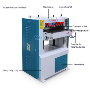 Hot <strong>Sale</strong> 220V Portable <strong>Woodworking</strong> <strong>Bench</strong> Wood Thicknesser 305mm Electric Planer Bearing Motor Gear High Efficiency Remote - Product Image 5