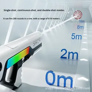 Nuova Pistola Giocattolo Elettrica Transfrontaliera ad Alta Capacità e Pressione, in Plastica, per Giovani 7-14 Anni, Completamente Automatica con Sparo Continuo - Product Image 1