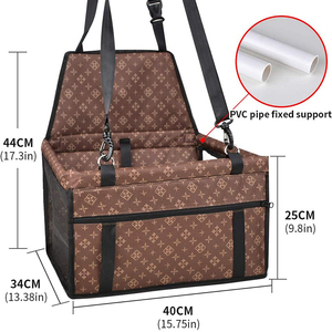 Customized Logo Folding Front Cover <strong>Pet</strong> Hammock Booster Dog <strong>Seat</strong> for <strong>Car</strong> Travel <strong>Car</strong> <strong>Seat</strong> Dog Booster <strong>Seat</strong> - Product Image 6