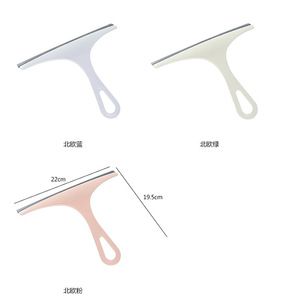 Glass <b>Squeegee</b> Nordic Green ABS Window Cleaner For Bathroom And Car Use - Product Image 5