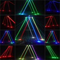 Projecteur LED professionnel 180W 5-en-1 RGBW à tête mobile DMX512, activé par le son, CRI 90 élevé, pour effets de scène, DJ, discothèque, club, soirée, spectacle