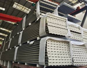 Panel Sándwich <span class=keywords><strong>de</strong></span> Metal Ignífugo e Impermeable <span class=keywords><strong>para</strong></span> <span class=keywords><strong>Techos</strong></span>, Panel <span class=keywords><strong>de</strong></span> Techo Aislado <span class=keywords><strong>de</strong></span> Aluminio <span class=keywords><strong>de</strong></span> Bajo Precio <span class=keywords><strong>para</strong></span> <span class=keywords><strong>Techos</strong></span> <span class=keywords><strong>de</strong></span> Casas y Villas - Product Image 2