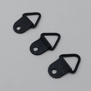 Crochet à œillet triangulaire doré en fer, charge maximale 5-10 kg, pour accrocher des cadres photo - Product Image 3