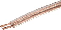 Câble optique actif pour autoradio, fil de cuivre plat extérieur 14AWG, 2,5 mm CCA, givré, flexible, transparent, 2 conducteurs