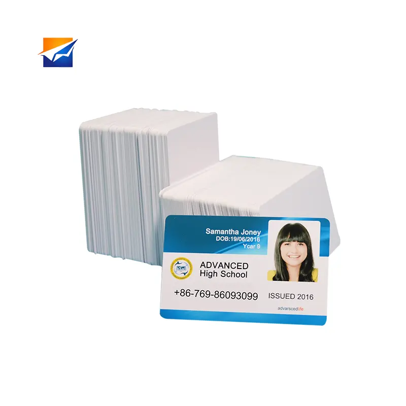 ZYJJ Blank Inkjet Pvc Card per E P SON l800 stampante a getto d'inchiostro stampabile Pvc Id Card Chip Printing Machine