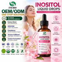 Gouttes liquides d'inositol de qualité supérieure, formule de bien-être quotidienne pour femmes, fournisseur OEM de gouttes liquides d'inositol