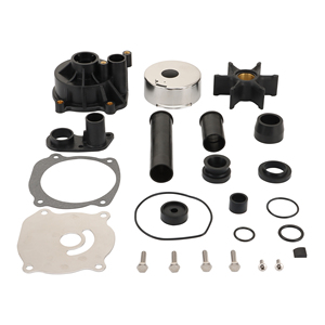 Kit de réparation de turbine de pompe à eau GOOFIT 5001595 pour moteurs <span class=keywords><strong>hors</strong></span>-<span class=keywords><strong>bord</strong></span> <span class=keywords><strong>Johnson</strong></span> Evinrude OMC 75-250 CV 435929 Sierra 18-3315-2 - Product Image 1