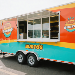 รถขายอาหารเคลื่อนที่แฟชั่นใหม่ ปี 2025 รถขายไอศกรีม กาแฟ สแตนเลส รถพ่วงขายอาหารแบบกำหนดเองได้ สำหรับขาย - Product Image 4