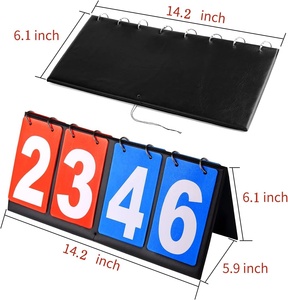 Tableau de bord à 4 chiffres en gros, <span class=keywords><strong>flipper</strong></span> de score portable de table pour le <span class=keywords><strong>football</strong></span>, tableau de bord portable - Product Image 6