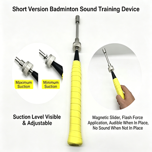 Entrenador de Swing de Bádminton Magnético con Ajuste de Succión, Respuesta Audible de Fuerza y Velocidad para Entrenamiento de Potencia de Golpeo - Product Image 4