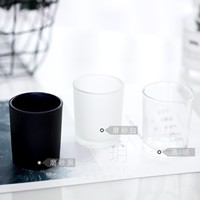 Lanternes en verre 200 ml, pots en verre vides et durables avec couvercle en aluminium, boîte pour bougie