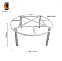 Table à manger Fabricant de pieds de café Restaurant Grande table Base de meubles en métal Pied de table rond