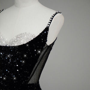 ชุดคอร์เซ็ทสีดำไม่มีจีบแขนสุดหรู - Product Image 6