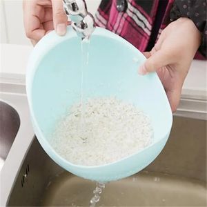 Contenitore 2-in-1 in Plastica per Lavaggio Riso, Colino e Scolapasta, Ciotola per Lavaggio di Riso, Verdure e Frutta - Product Image 4