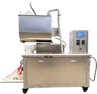 Machine de remplissage semi-automatique mobile à pompe à lobes électrique pour pâtes, liquides, crèmes épaisses, lotions, beurres, boissons et colles