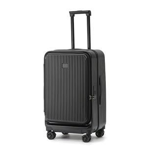 Conjuntos de Bagagem 3 Peça Caso Terno Hardshell com Bolso Frontal Copo Titular e TSA Bloqueio rosa cinza 20/24/28 Polegada - Product Image 4