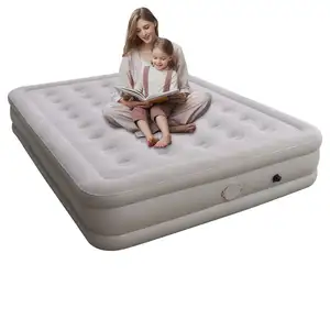 Best Price Park Inflatable Couch Lounger Camping Air Mattress Gym Inflatable Bed With Headboard