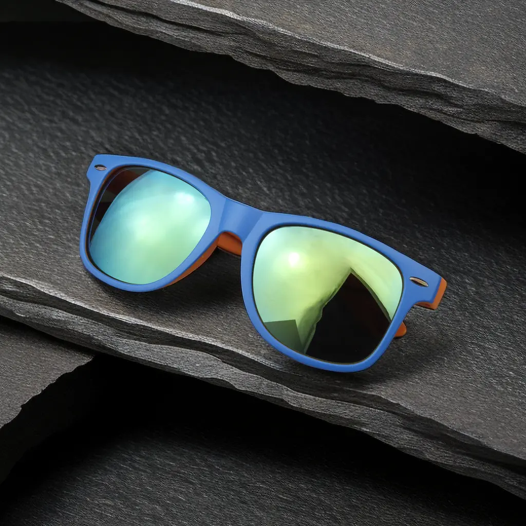 Özel Logo CE UV400 polarize şeffaf Lens açık güneş gözlüğü güneş gölge gözlük kadın erkek için