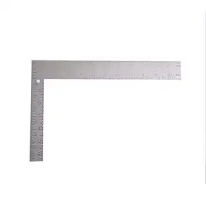 Stainless Steel Test Square Ruler L-shaped Measuring Tool Three-way Square Ruler