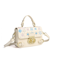Sac bandoulière de luxe vintage 2027 de haute qualité OEM ODM à faible MOQ, nouveau sac fourre-tout tendance avec fermeture à cadenas pour femme