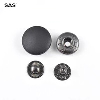 SAS Aksesoris 8-22Mm Fashion Round Logo Kustom Ukuran Warna-warni Logam Kuningan Snap Tombol Pengencang