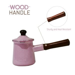 ชุดกาแฟเคลือบสไตล์หรูหรา,ชุดถ้วยกาแฟตุรกีที่อุ่นกาแฟ - Product Image 3