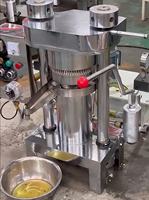 Presse à huile hydraulique compacte 20 kg/h pour l'huile d'avocat, de soja et de colza, idéale pour les moulinets d'huile