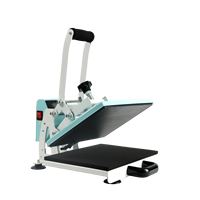 Presse à chaud portable A4 23x30cm pour t-shirts-compacte et économique avec plateau coulissant