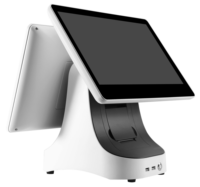 Caisse enregistreuse tactile de bureau avec imprimante thermique 58 mm, résolution 1366x768