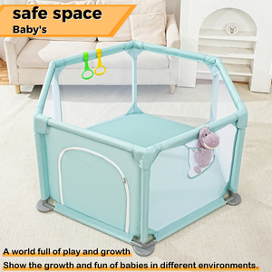 חם מוכר בד oxford באיכות גבוהה באיכות גבוהה לילדים בטיחות וחצר משחק תינוק מתקפל רך - Product Image 2