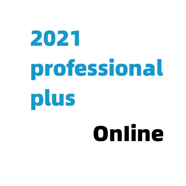 مفتاح ترخيص التشغيل Pro Plus 2021 100% على الإنترنت 2021 مفتاح احترافي بالإضافة إلى البيع بالتجزئة 1PC مفتاح رقمي المرسلة بواسطة صفحة الدردشة علي