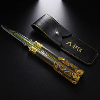 Couteaux papillon APEX Hero Power Kid Heirloom, armes, objets d'entraînement, artisanat, ornements, accessoires de cosplay pour mariage et remise de diplôme