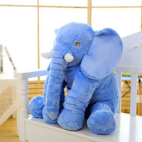 Offre Spéciale éléphant en peluche jouet gros animaux de couette pour bébé doux animal poupée en peluche garçon ou fille