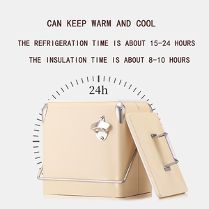 13L Vintage <b>Wine</b> Cooler Box Metal Rolling <b>Chiller</b> with Ice Promotional Food Storage Gift Use As <b>Wine</b> <b>Fridge</b> - Product Image 2