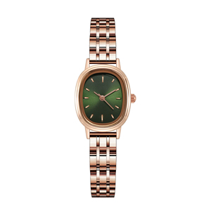 Montre <span class=keywords><strong>de</strong></span> luxe pour femme, étanche, en alliage, avec cadran en verre, boîtier ovale, mouvement à quartz, résistante à l'<span class=keywords><strong>eau</strong></span> - Product Image 3