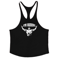 Débardeur de sport formel personnalisé en coton tricoté sans manches à bretelles spaghetti Y-back pour hommes, idéal pour la musculation, séchage rapide
