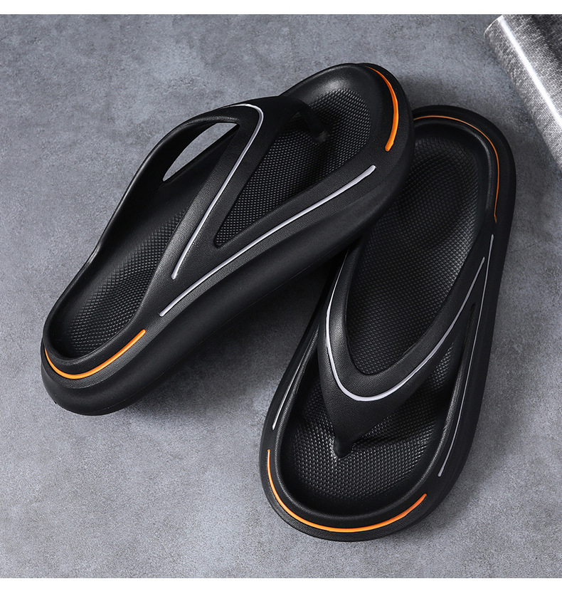 Men Filp Flops Thick Sole EVA Anti-slip Slippers Outdoor Casual Beach Sandals