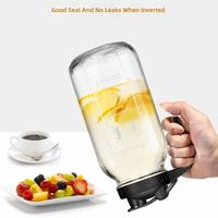 32oz 64oz Glazen Mason Jar Kan, Lekvrije Glazen Drinkbeker voor het bewaren van dranken zoals ijsthee, sap, koffie, enz.