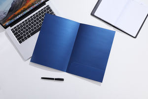 Carpeta de una sola página azul tamaño A4, sobre para firmar contratos, bolsa para documentos de seguros perlados, bolsa para archivos médicos de hojas sueltas - Product Image 2