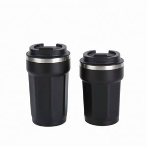 Simple 304 Stainless Steel <b>Coffee</b> Mug Portable Car Thermos Business Office Gift Dual-Drink Mug - Product Image 5