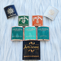 Autocollants Personnalisables pour Flacons de Parfum, Étiquettes Dorées Métalliques, Marques Privées Cosmétiques