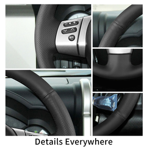 Nuevo Diseño de Cubierta de Cuero para <span class=keywords><strong>Volante</strong></span> de Coche para Accesorios de <span class=keywords><strong>Toyota</strong></span> FJ Cruiser, Camry, RAV4 Hybrid, <span class=keywords><strong>Corolla</strong></span> Cross, Avalon, TRD - Product Image 5